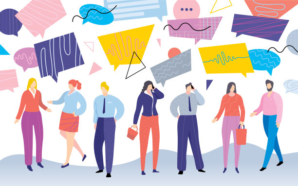 商务人士谈话图片下载