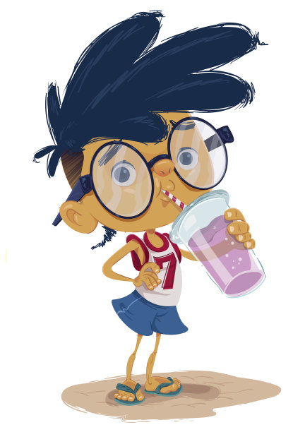 喝苏打水图片下载