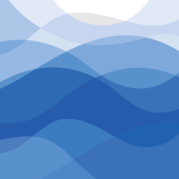 蓝色抽象背景。波。曲线。图片下载