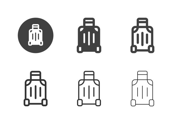 旅行行李图标-多系列图片下载