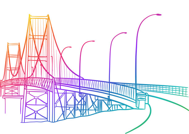 建筑结构的轮廓图片下载