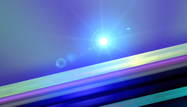 多色闪亮的对角线背景与照明效果。图片下载