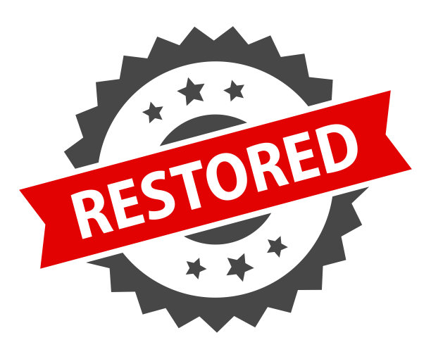 恢复-印章，印，印章模板。难看的东西效果。向量股票插图图片下载