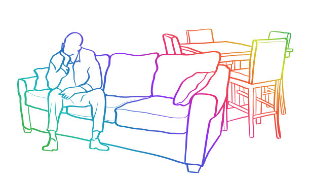 无聊的家庭彩虹图片下载