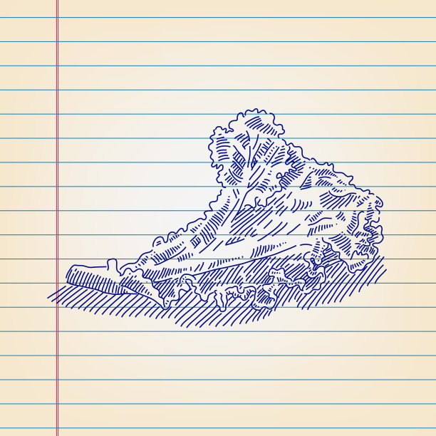 在横格纸上画莴苣图片下载