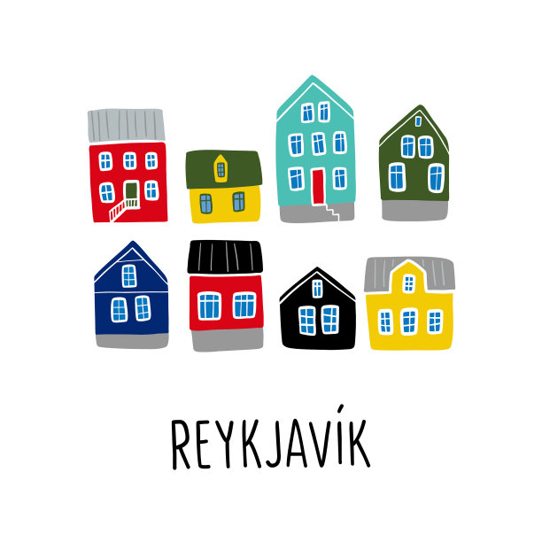 雷克雅未克的房子图片下载
