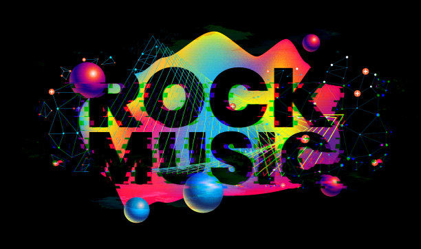 摇滚音乐故障设计图片下载