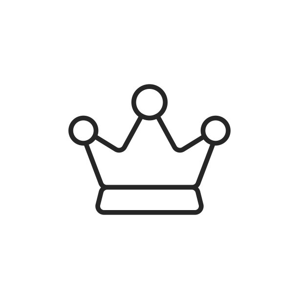 皇冠图标。可编辑的中风。像素完美。移动和网络。图片下载
