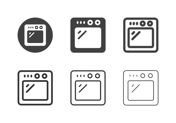 烤箱图标-多系列图片下载