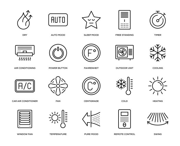 空调图标设置图片下载