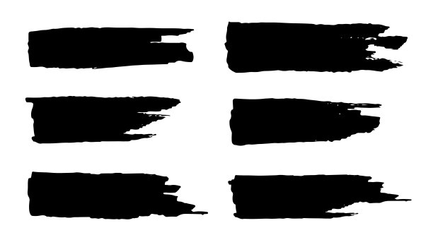 粗黑笔触图片下载