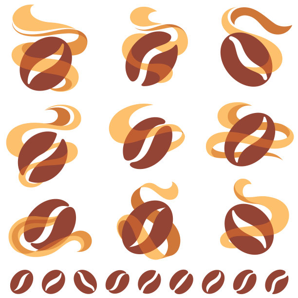 咖啡豆图标设置图片下载