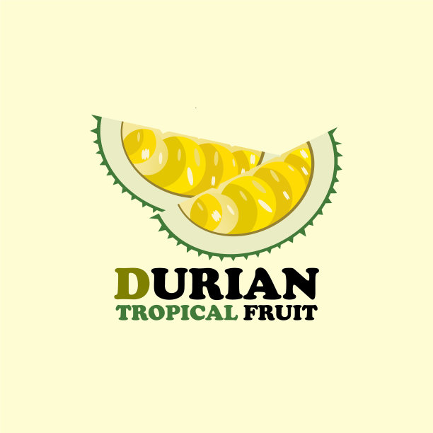 榴梿设计标志图片下载