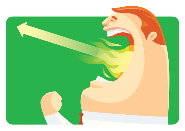 人喷吐生长的箭图片下载