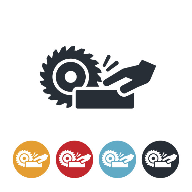 手在锯伤图标图片下载