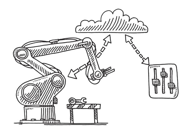 工业机器人远程控制云技术制图图片下载