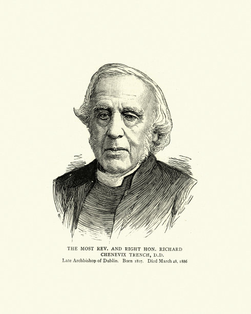 Richard Chenevix Trench，英国国教大主教和诗人，19世纪图片下载