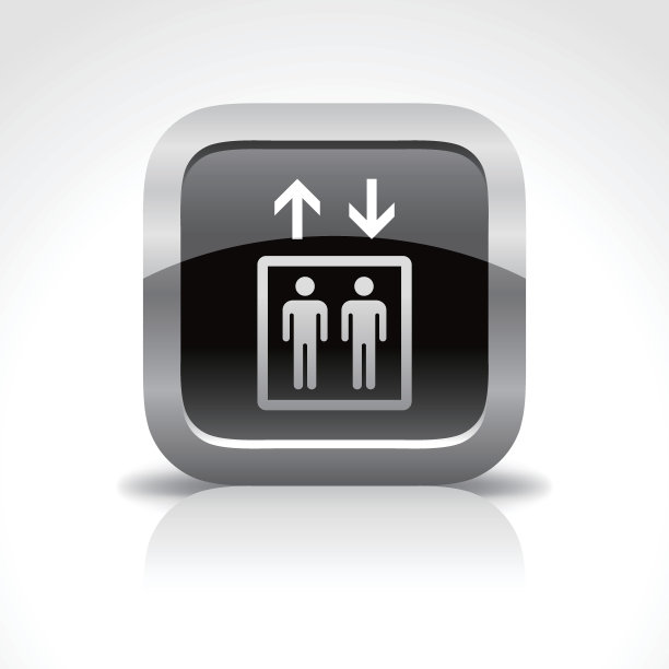 电梯光滑按钮图标图片下载