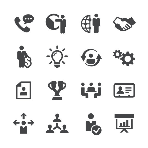 商业和人力资源图标-顶点系列图片下载