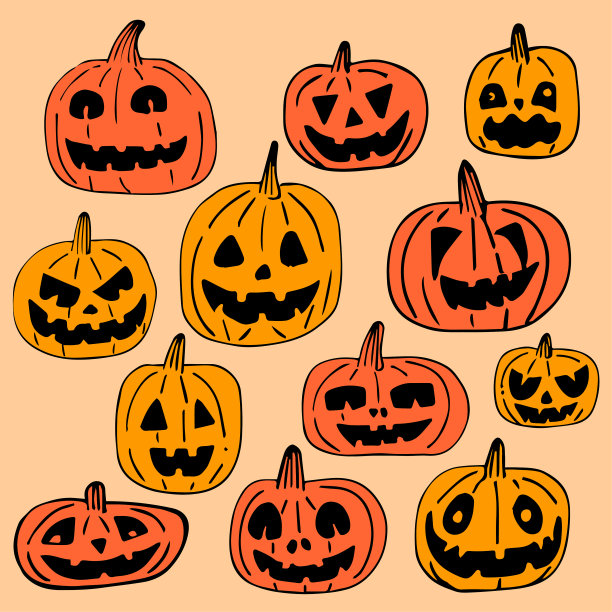 快乐的万圣节南瓜图片下载