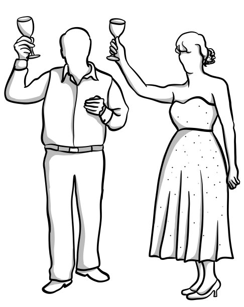 举杯庆祝图片下载