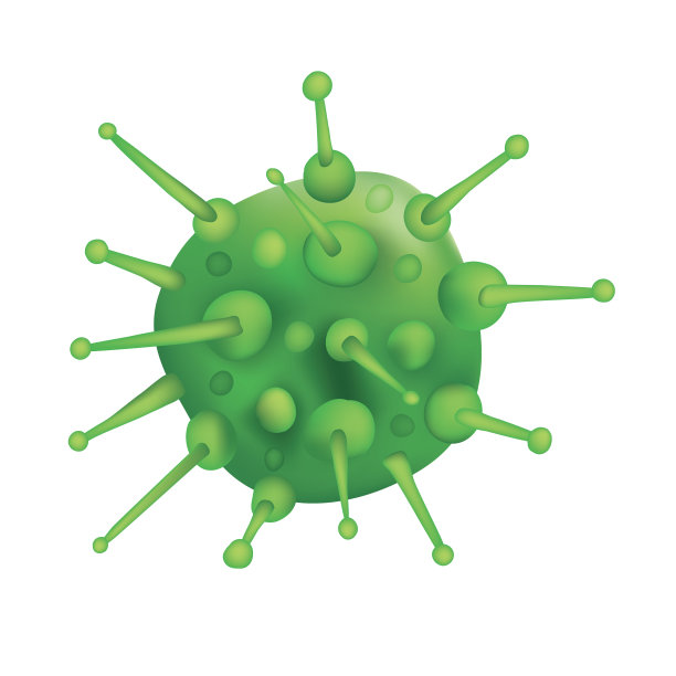 透明背景下的冠状病毒图片下载