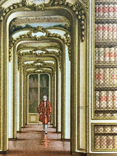 凡尔赛的维尔杰内斯图书馆图片下载