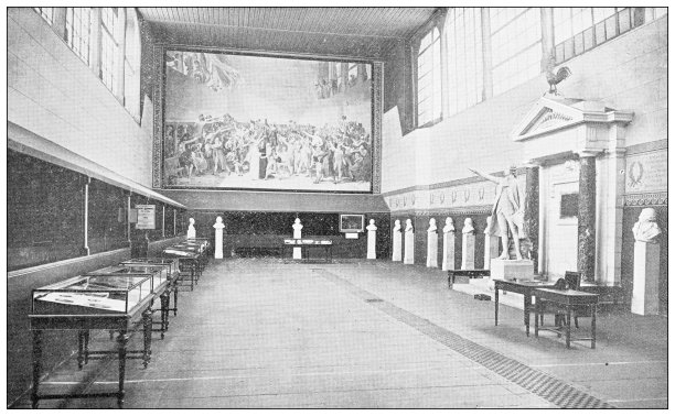 巴黎和法国的古董旅行照片:网球场大厅，凡尔赛宫图片下载