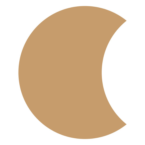 月亮月神简约的天体符号剪影简单的图标图片下载