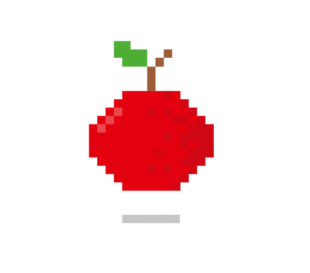 像素苹果矢量图图片下载