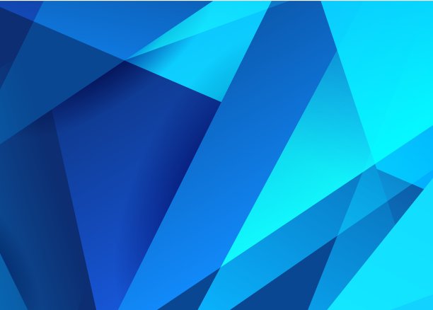 抽象蓝色几何形状背景图片下载