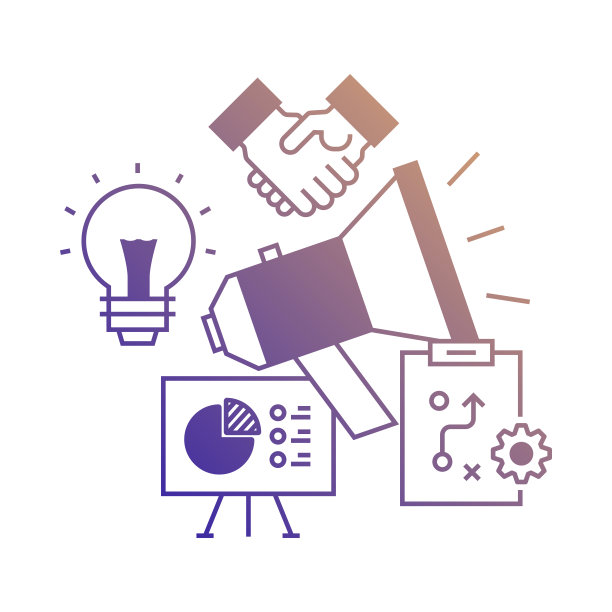 向量集插图营销策略概念。线条艺术风格背景设计网页，横幅，海报，印刷等。矢量插图。图片下载