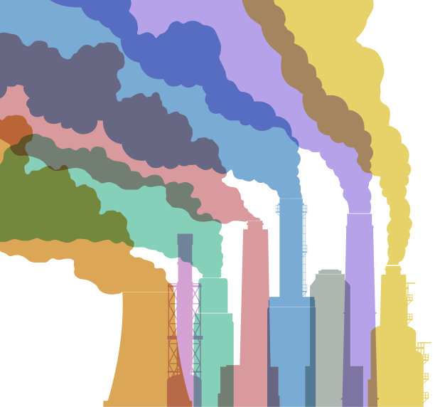 工业空气污染图片下载