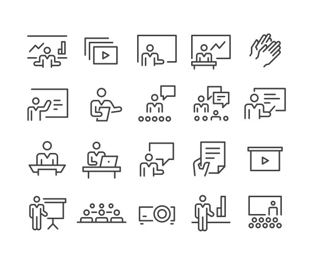 业务演示图标集-经典系列图片下载