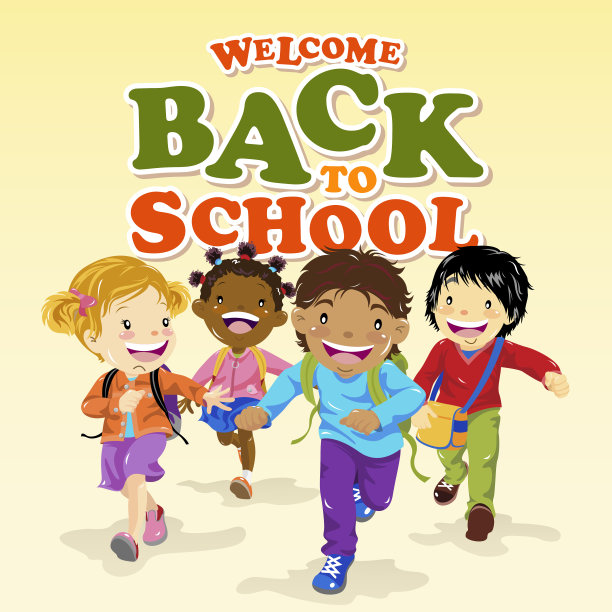 孩子们去上学图片下载