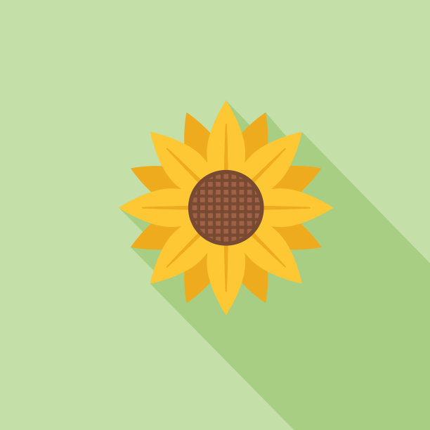 可爱的花图标在平面设计-向日葵图片下载