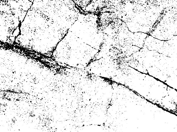 枯燥乏味的纹理。黑色灰尘Scratchy Pattern。抽象的背景。矢量设计作品。变形的效果。裂缝。图片下载