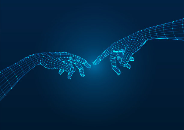 三维的手。集。Ware mesh从3d应用程序。图片下载