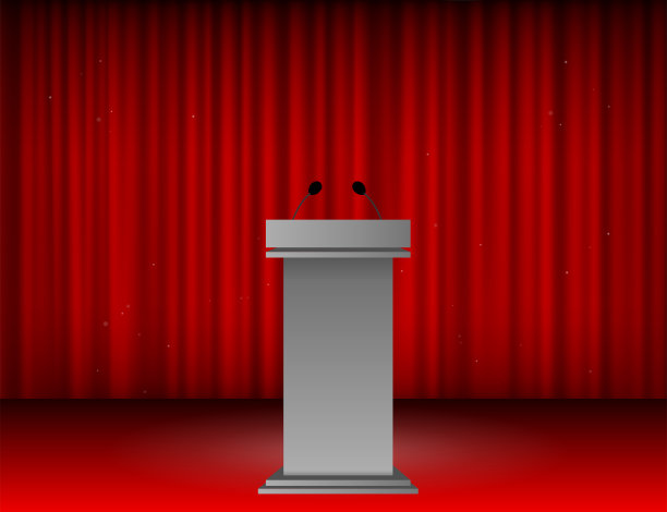 演讲台上图片下载