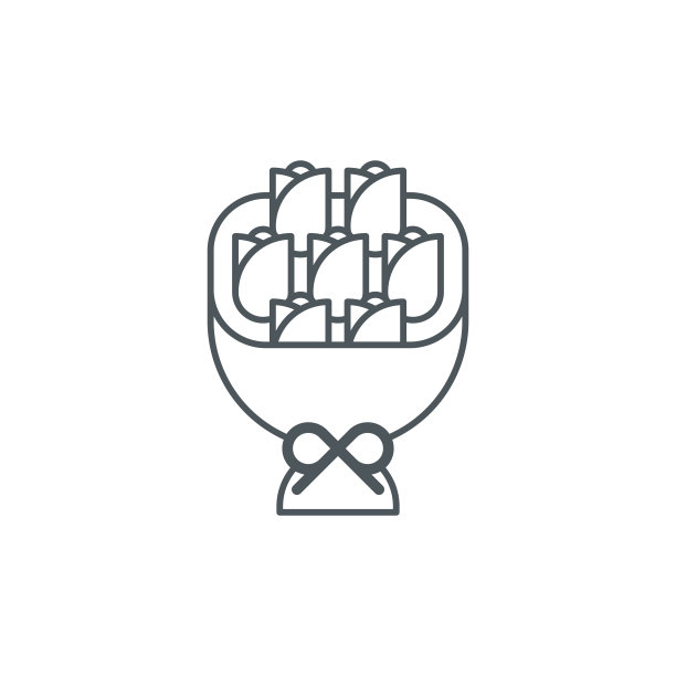 鲜花花束图标图片下载