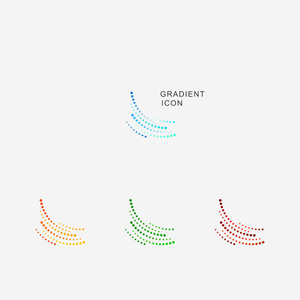 设置梯度曲线点图标图片下载