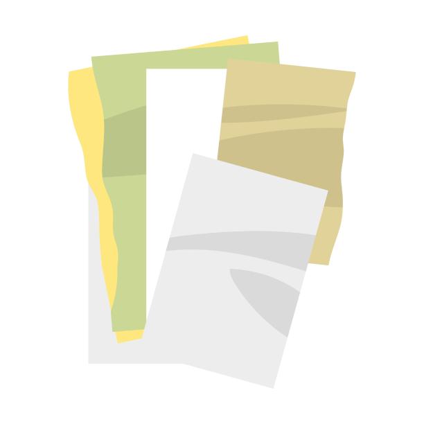 垃圾回收站。纸纸板。垃圾容器分类的矢量图。卡通塑料、玻璃、金属、有机、纸质垃圾为白色孤立垃圾箱图片下载