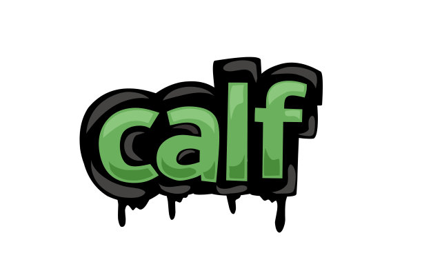 牛犊写矢量设计的白色背景图片下载