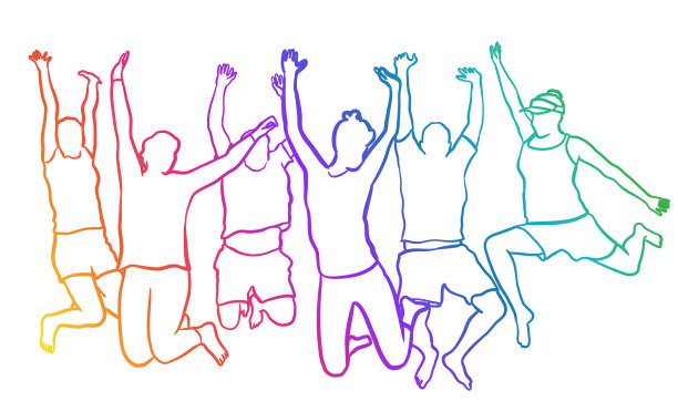 快乐串跳彩虹图片下载