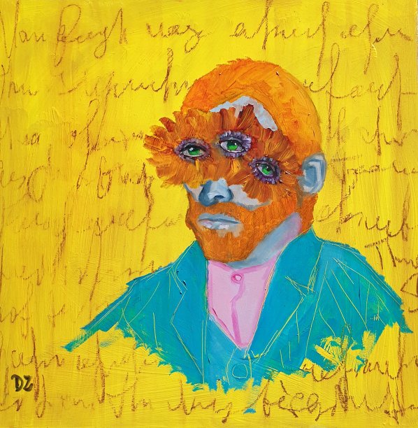 梵高的油画肖像图片下载