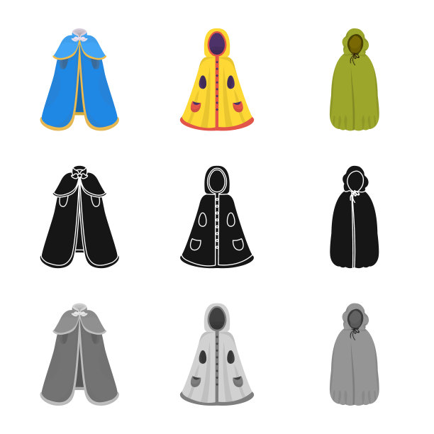 设计材料和服装标志集图片下载