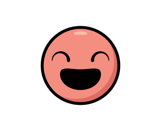 表情微笑复古风格图片下载