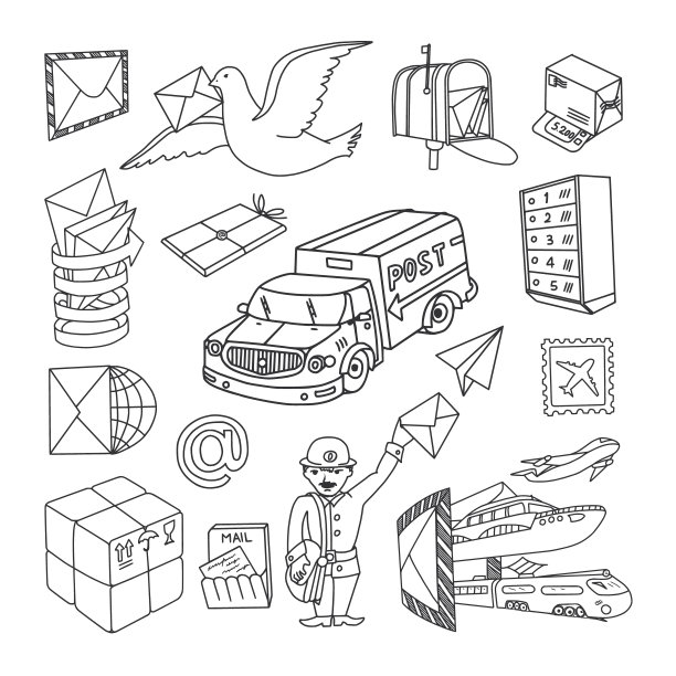 邮政涂鸦集图片下载