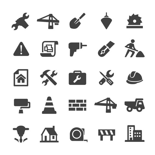 建筑图标-智能系列图片下载