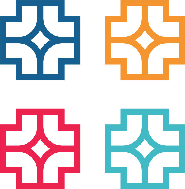 十字架logo设计模板图片下载